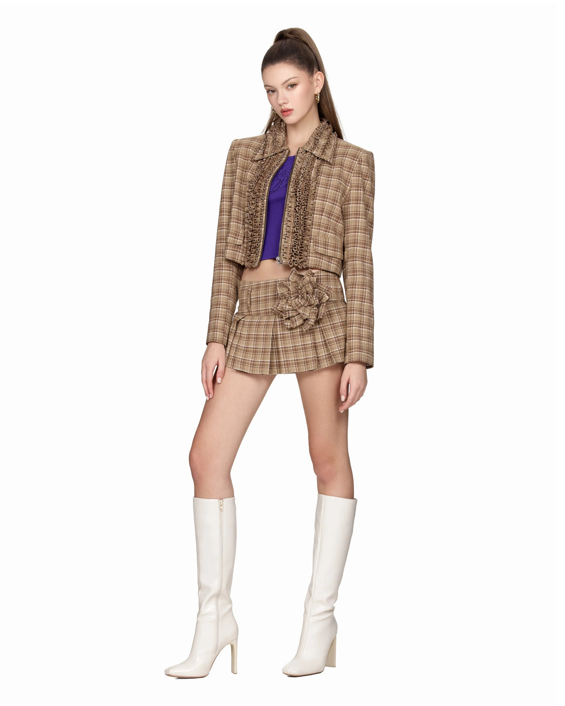 Bupbes BECKY BLAZER Or MINI SKIRT