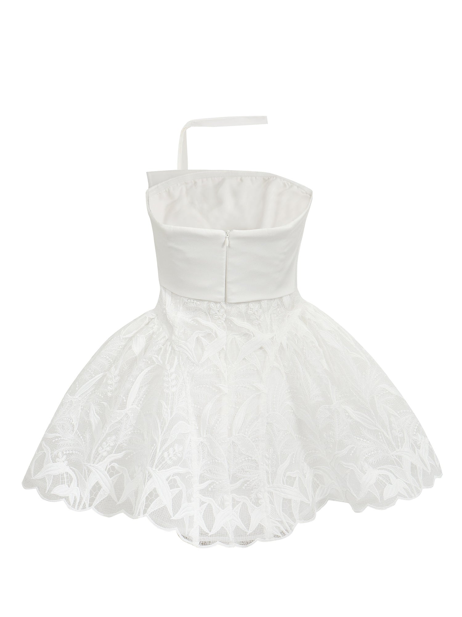 Jean Soo JS00210 Runaway bride heavy industry three-dimensional embroidery lace waist puffy skirt