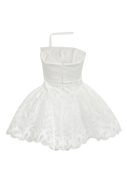Jean Soo JS00210 Runaway bride heavy industry three-dimensional embroidery lace waist puffy skirt