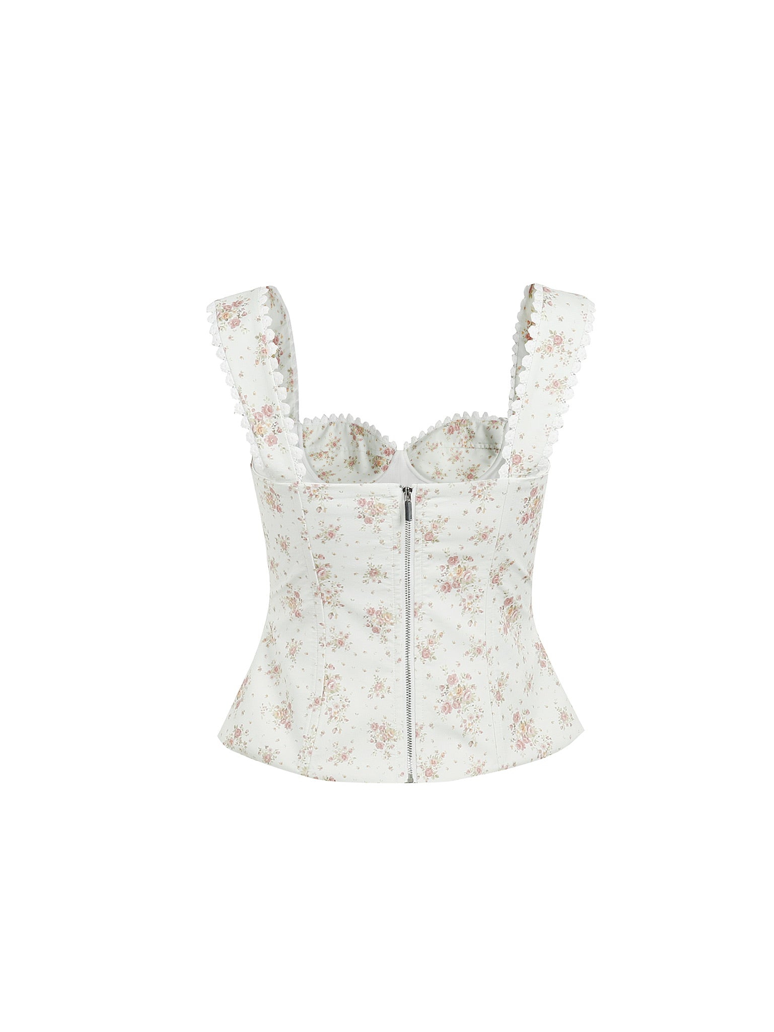 Jean Soo broken flower fish bone waist Corse+Skirt