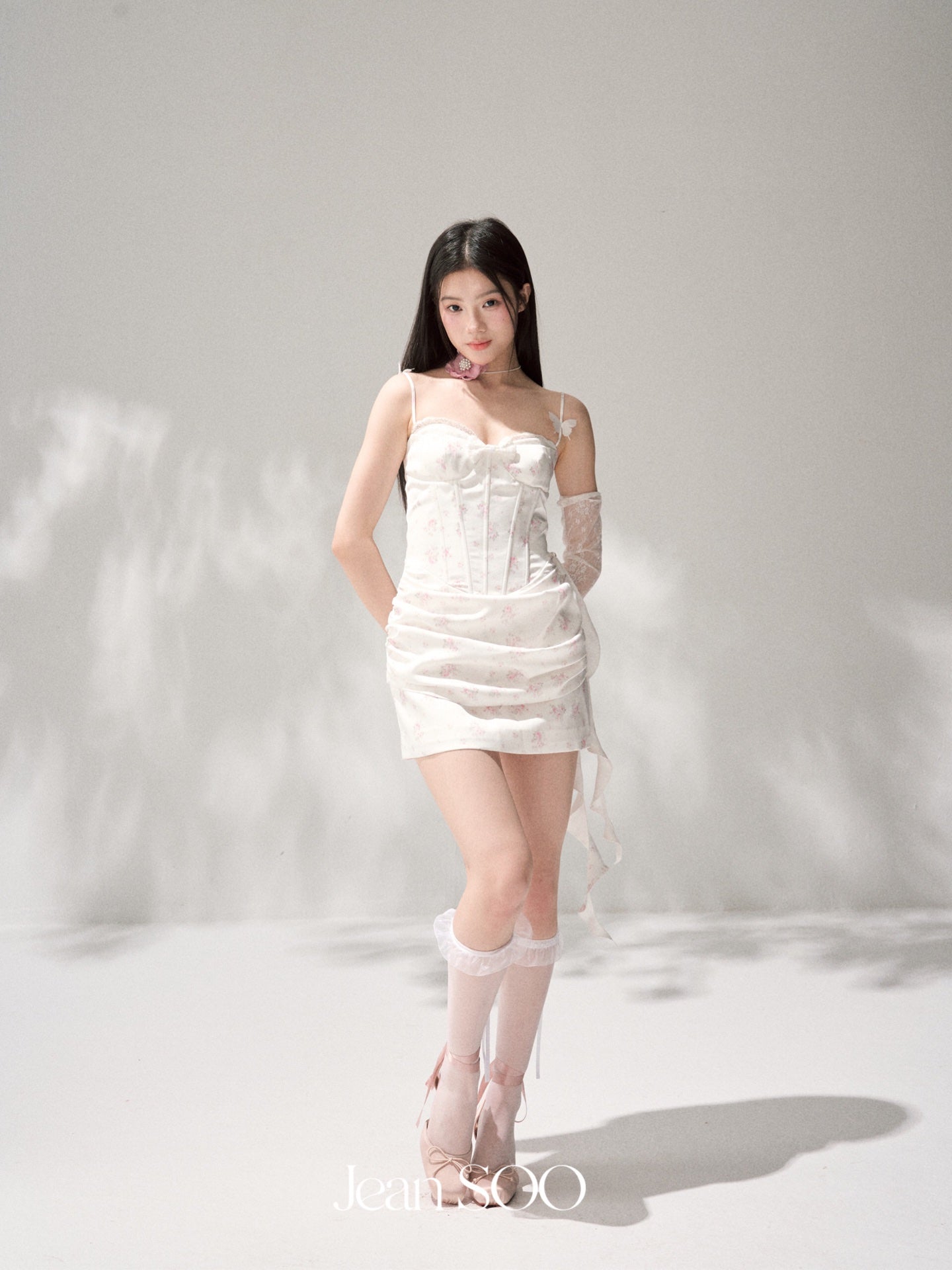 Jean Soo three-dimensional streamer dress