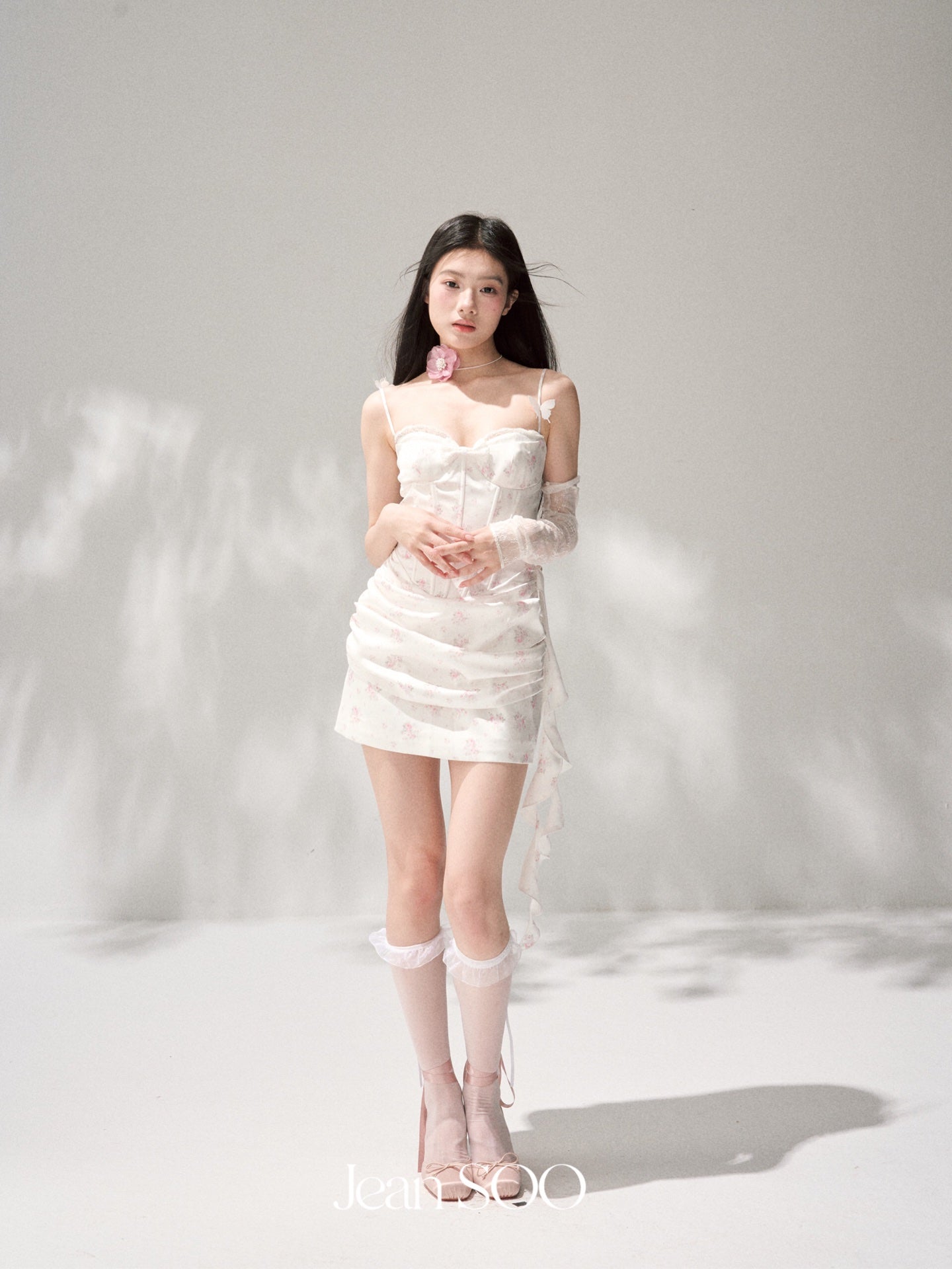 Jean Soo three-dimensional streamer dress