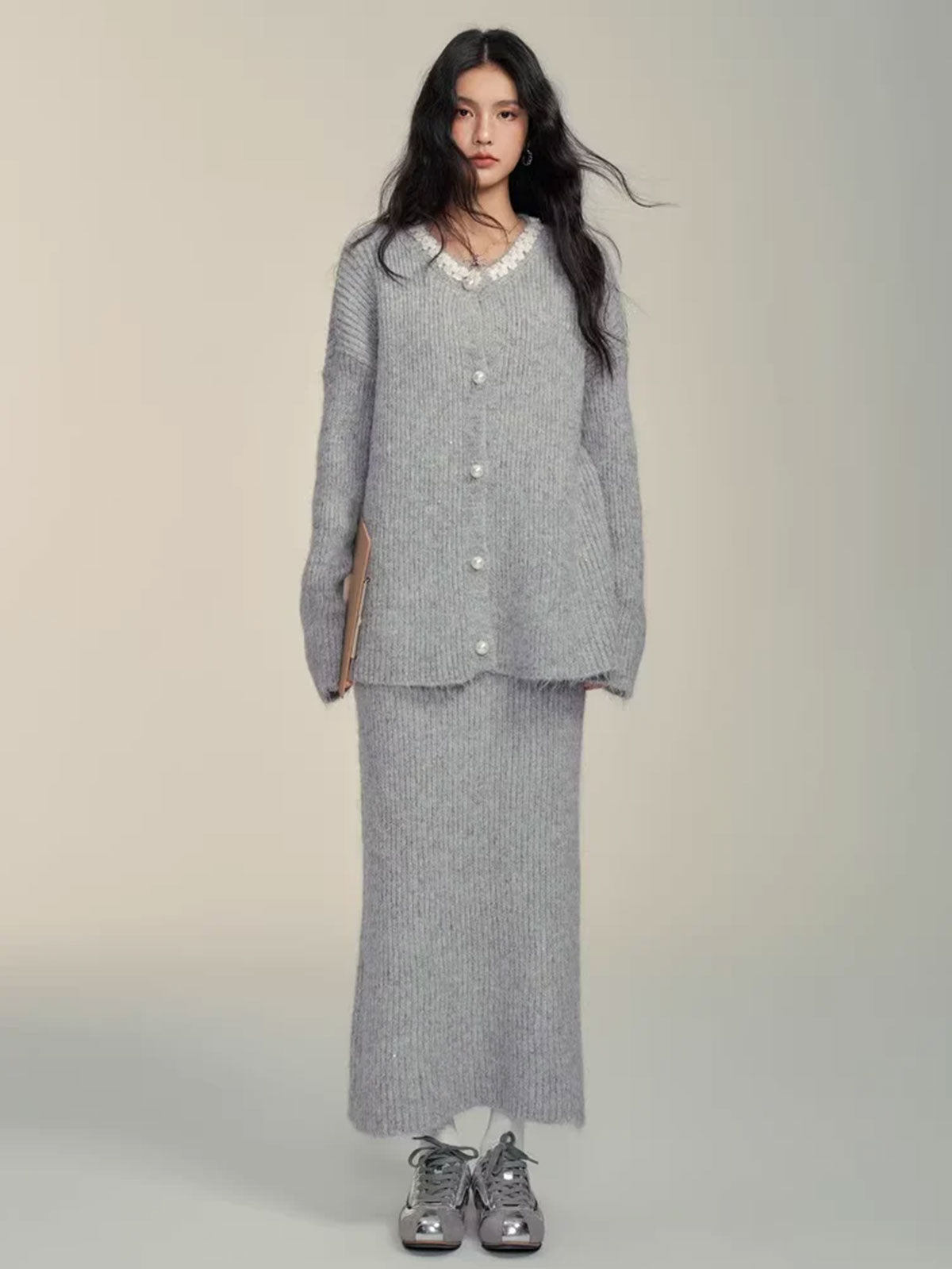 Chill Zoey M624447 Grey Diamante Set(SEPERATE)