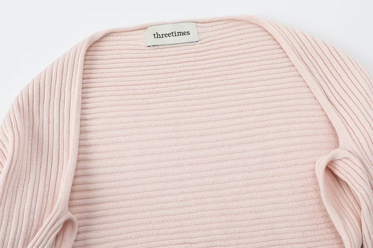 Threetimes Golgi cotton bolero (4color)