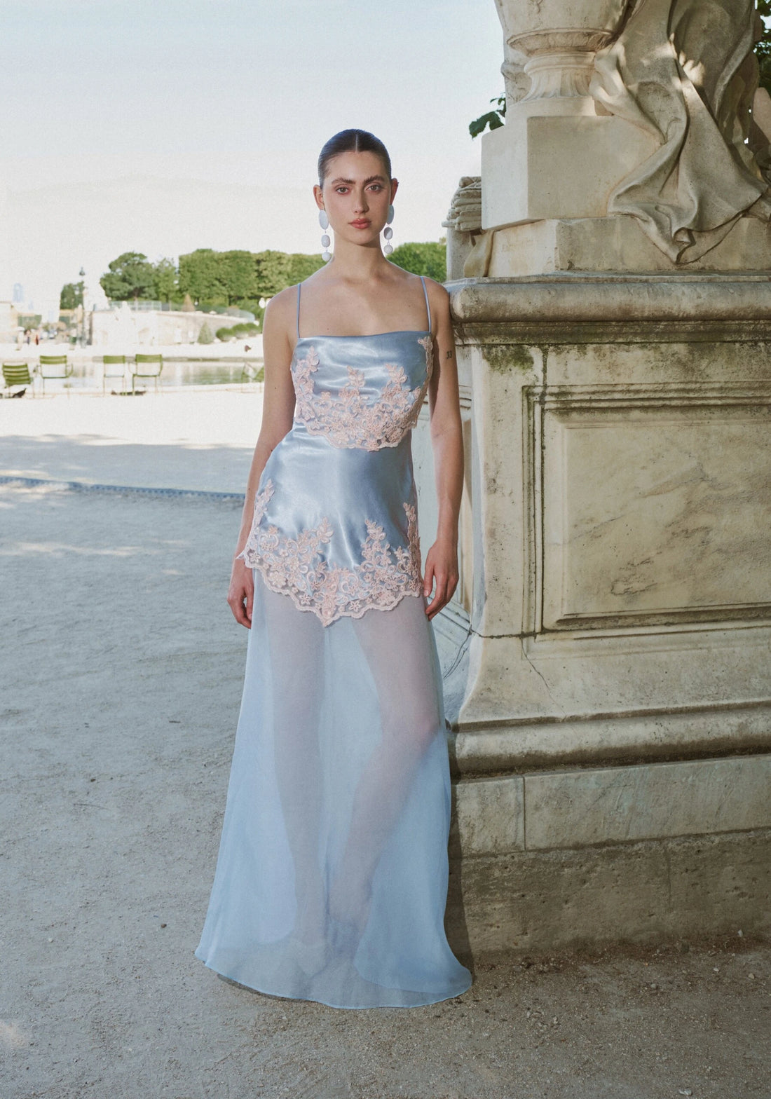 OIA Sia Set Dress – Baby Blue