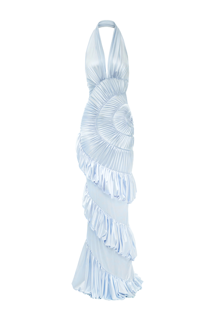 DATT AMMONITE GOWN-light blue