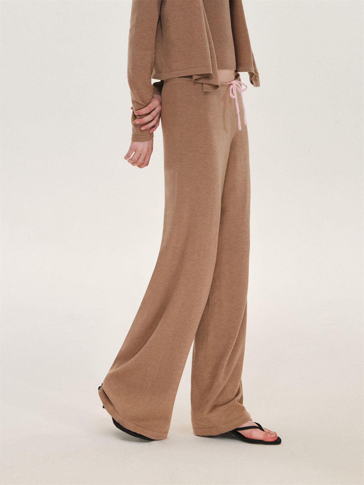 Asgony ASG26636&amp;ASG26637&amp;ASG26638 Faux-Layered Knit Set