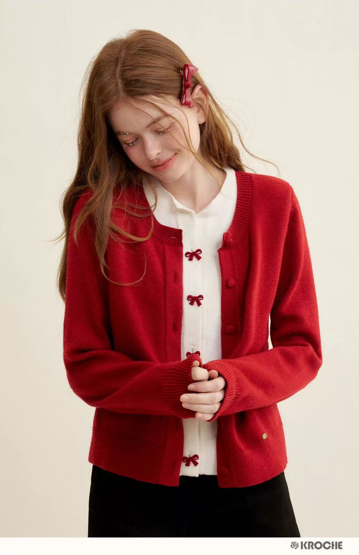 Kroche Wool blend knitted sweater