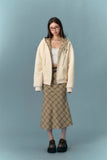 ASGONY Grid Fishtail Skirt