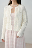 ASGONY White Cream Cardigan