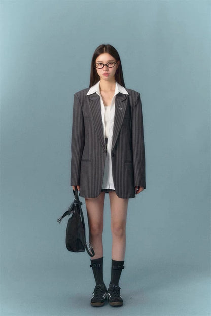 ASGONY Boyfriend Blazer