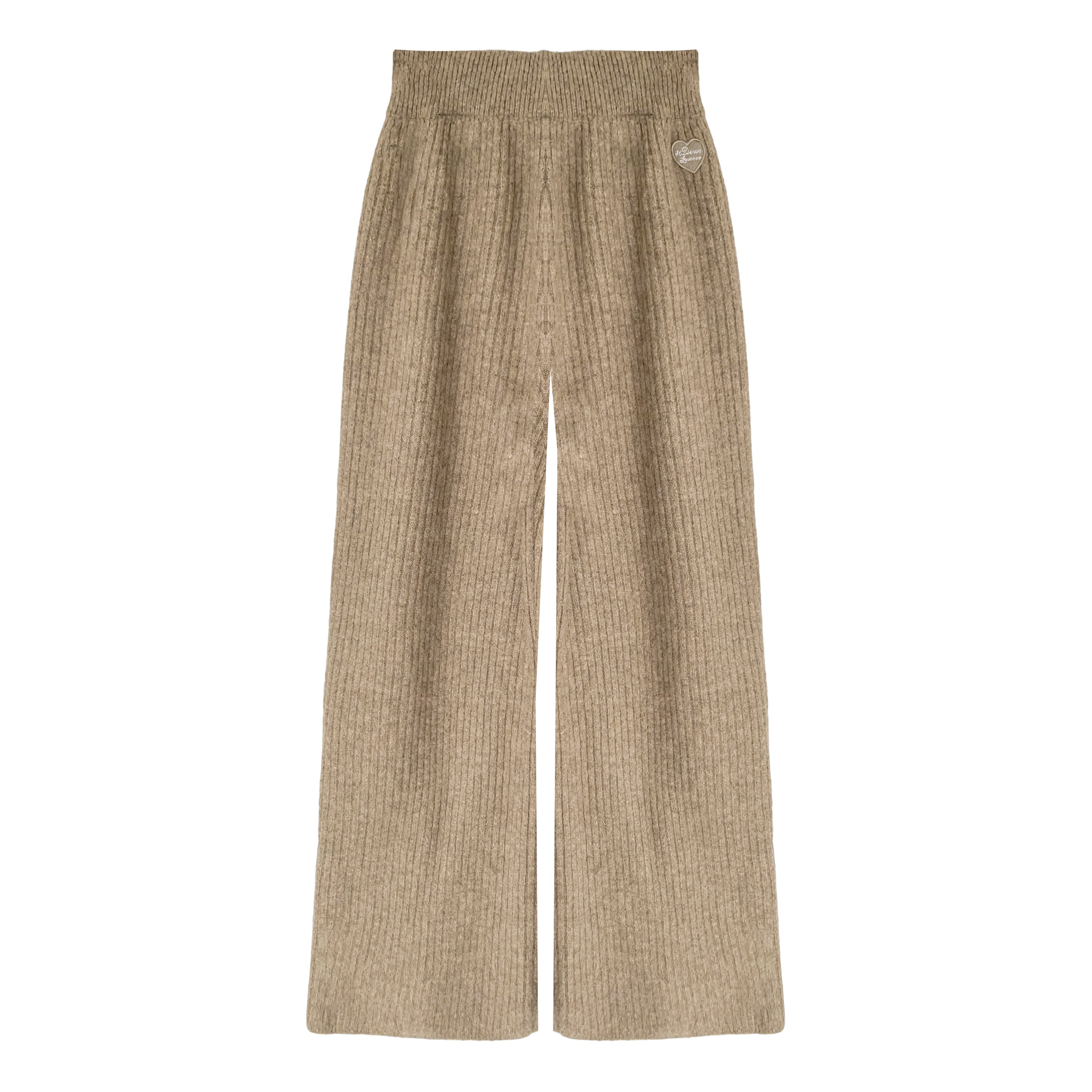 16DEWS 16D23333 V-neck knitted cardigan + pants set (2color)