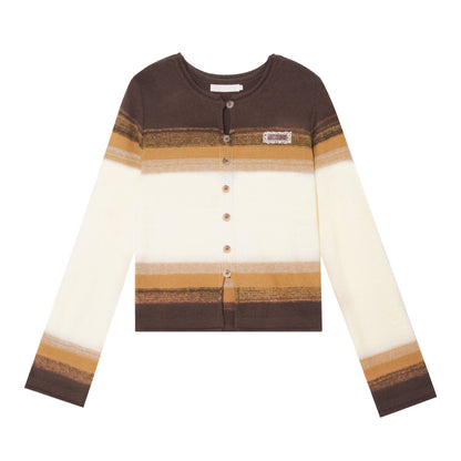 16DEWS 16D25288&amp;16D25290 Gradient wool sweater + pants set