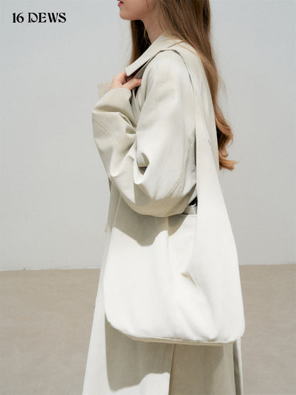 16DEWS 16D25292 Medium length silhouette windbreaker jacket (with shoulder bag)