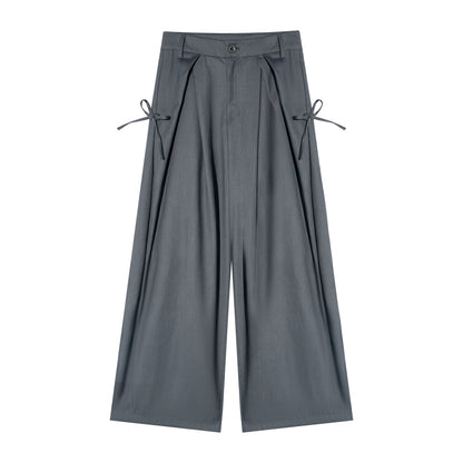 16DEWS 16D25322 3D pleated loose suit pants