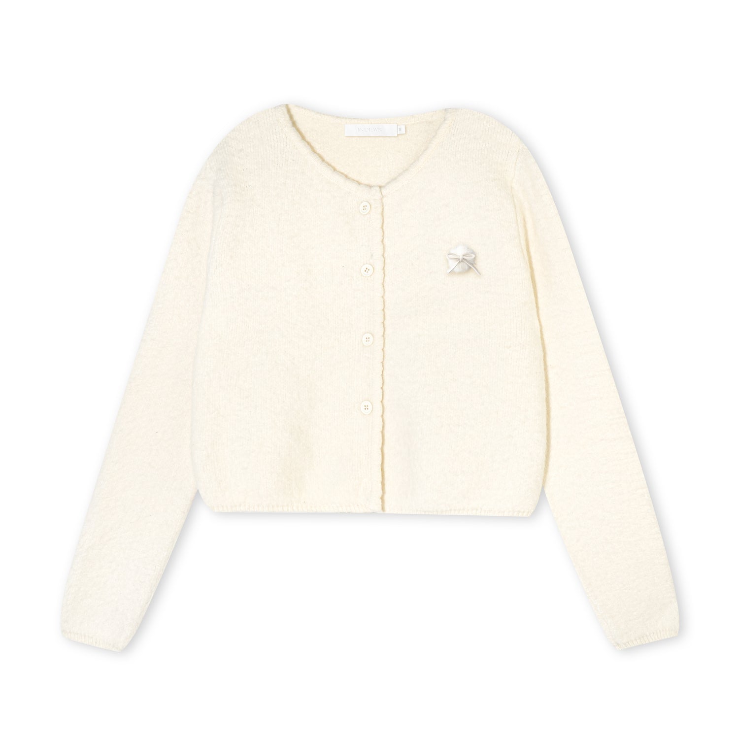 16DEWS 16D25454&amp;16D25455 Soft and sticky short knitted cardigan + shorts set