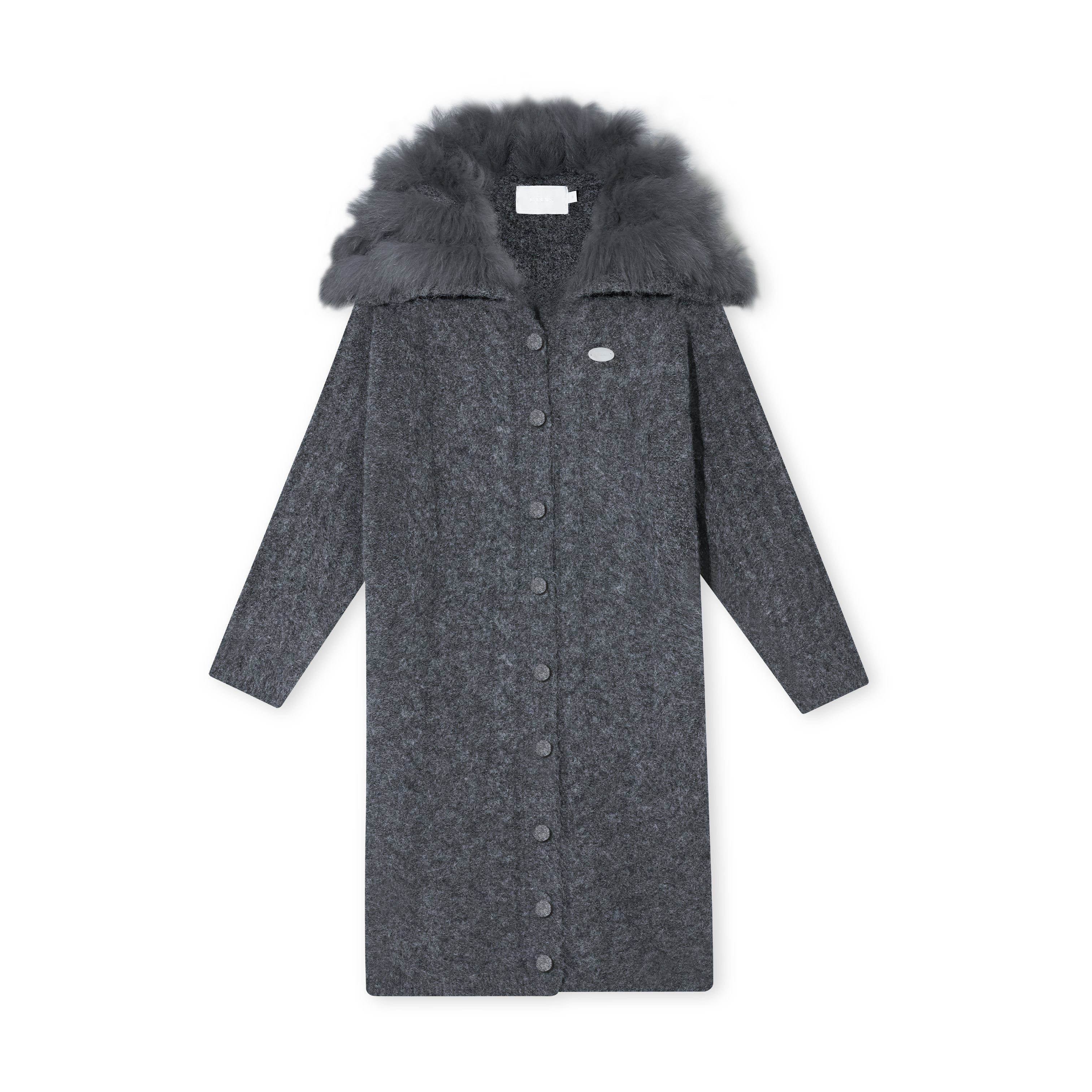 16DEWS 16D25457&amp;16D25458 Twisted knit long sweater cardigan