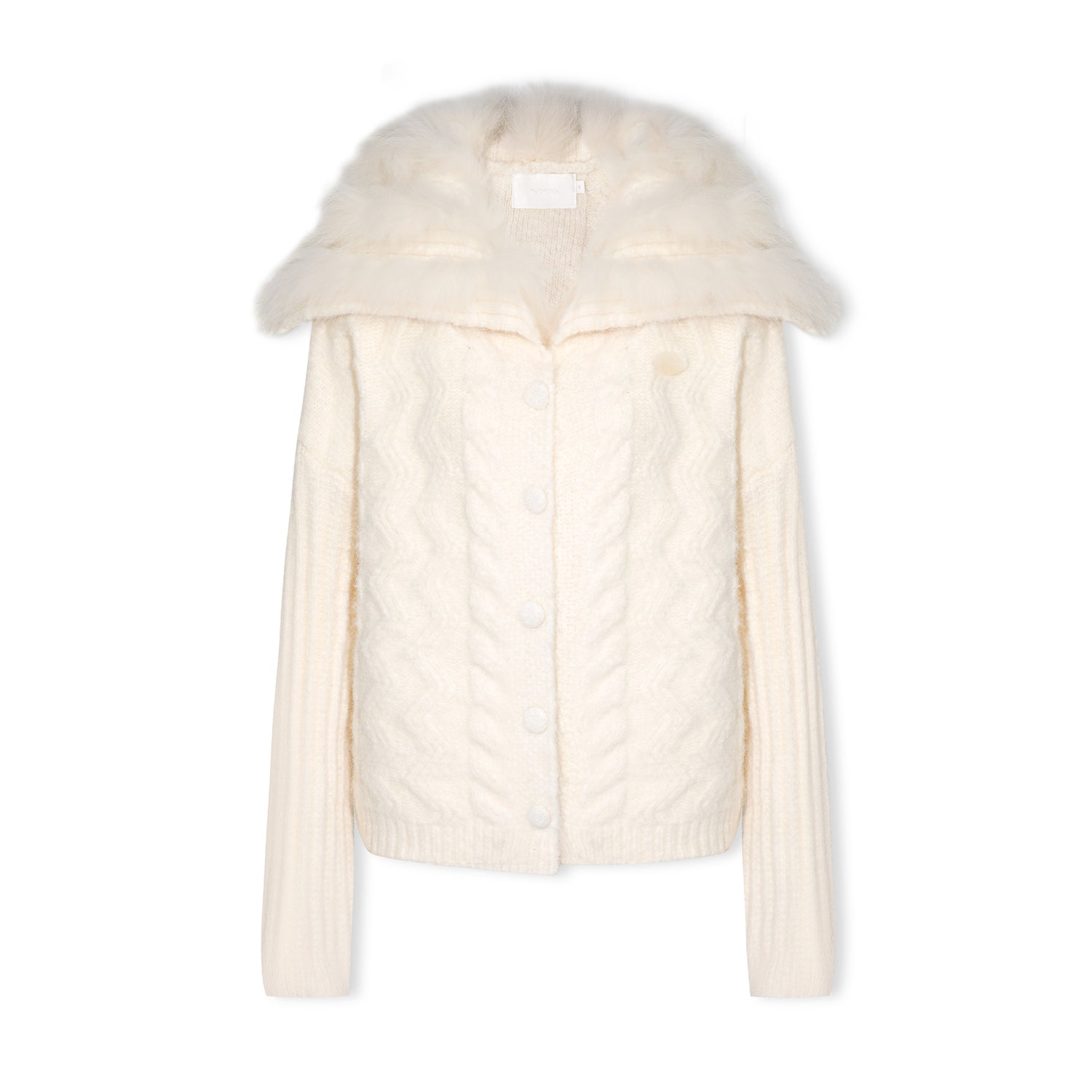 16DEWS 16D25457&amp;16D25458 Twisted knit long sweater cardigan