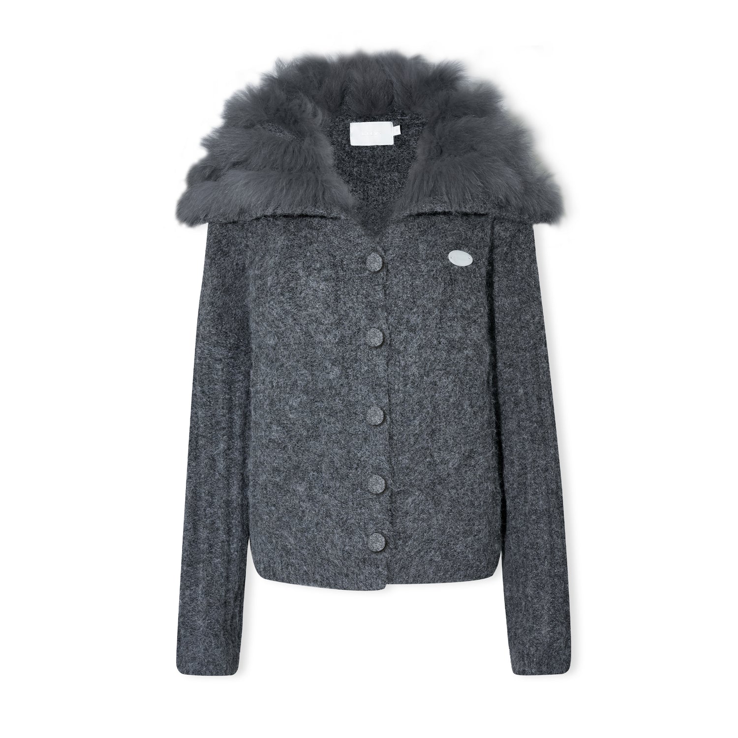 16DEWS 16D25457&amp;16D25458 Twisted knit long sweater cardigan