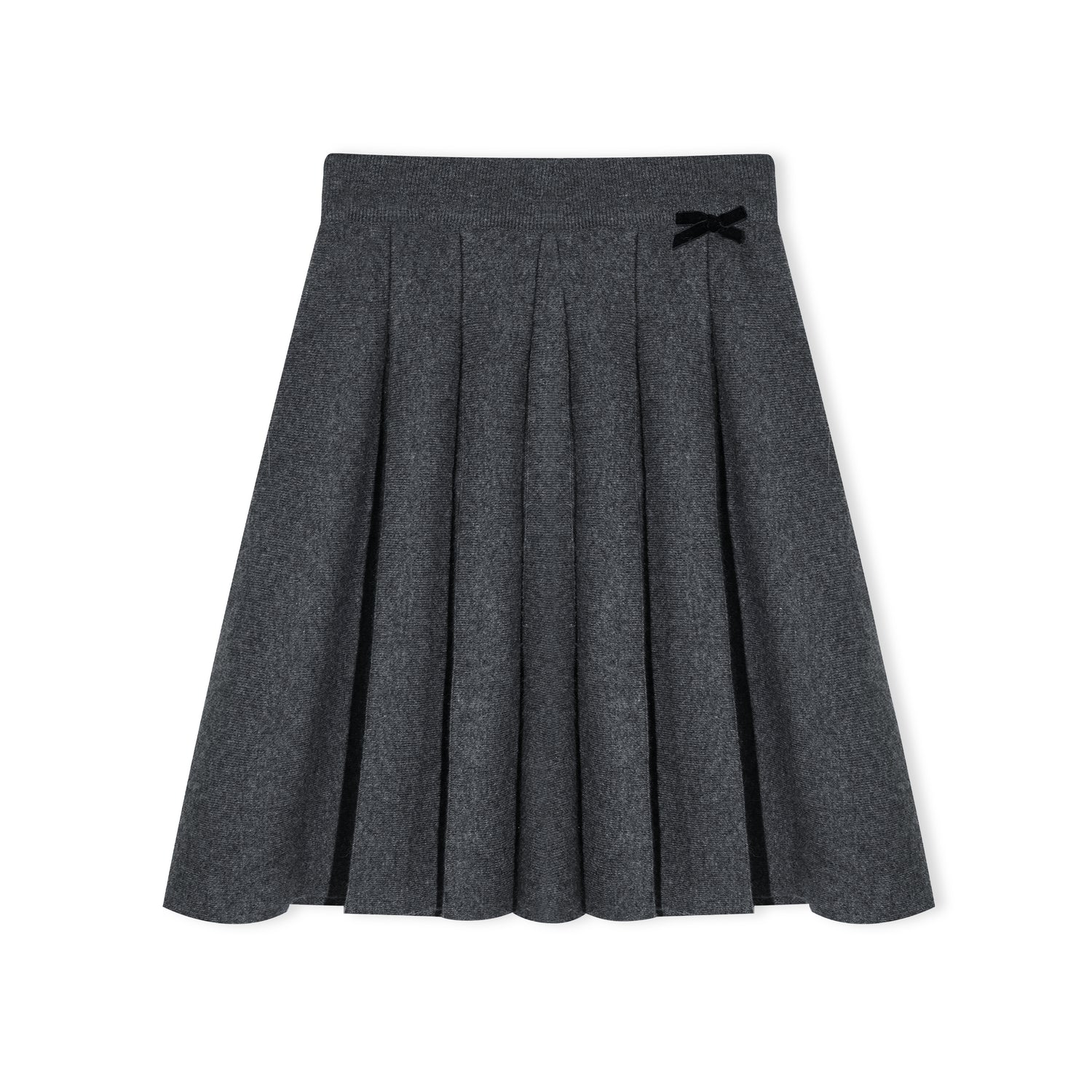 16DEWS 16D25491 Thick wool high waisted A-line skirt