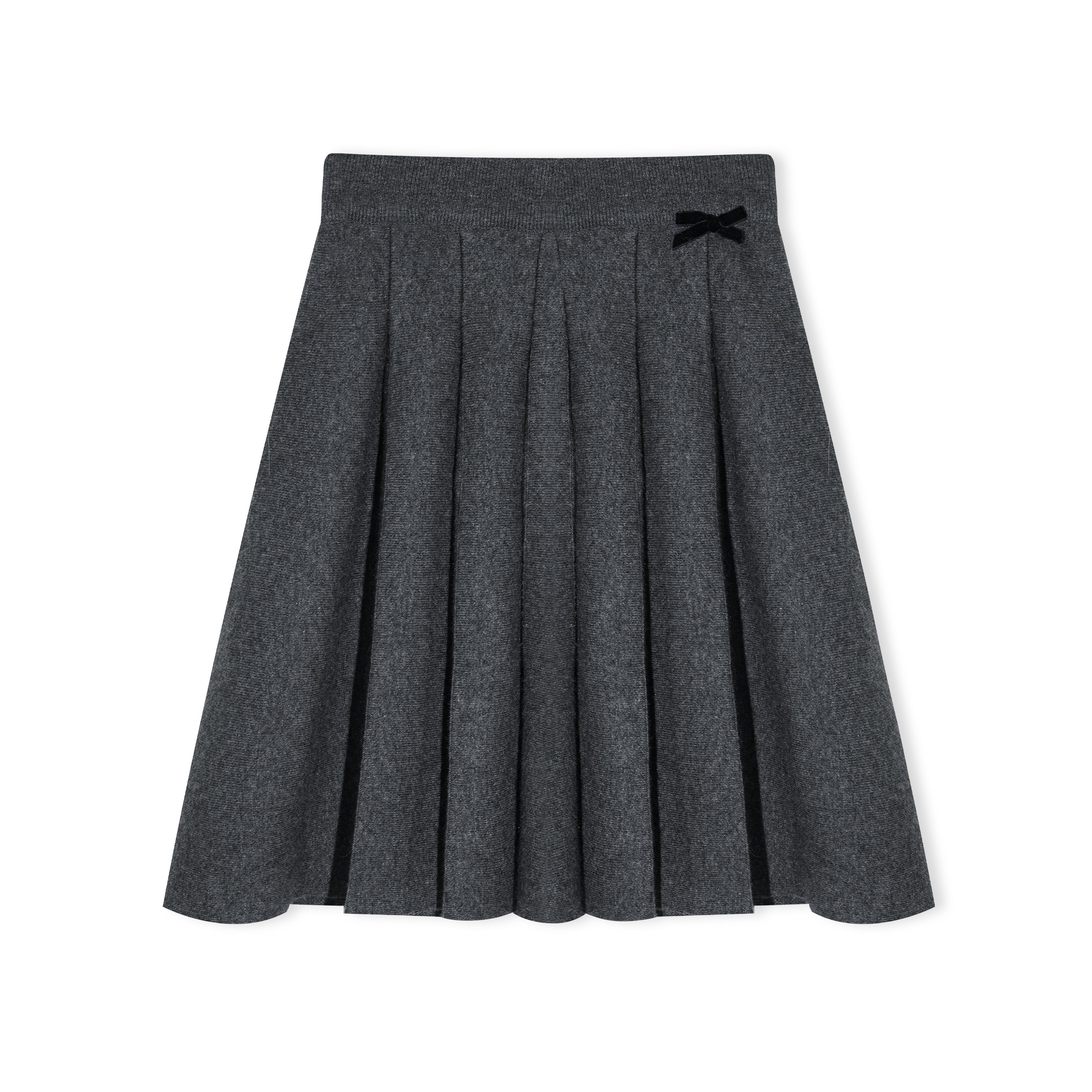 16DEWS 16D25491 Thick wool high waisted A-line skirt