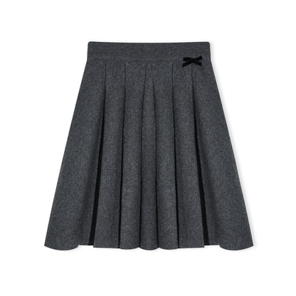 16DEWS 16D25491 Thick wool high waisted A-line skirt