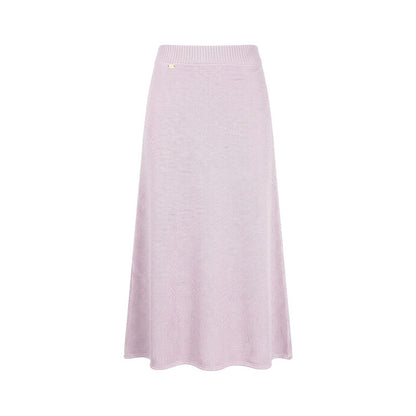 16DEWS 16D26086&amp;16D26087 Lyocell loose fitting pullover knitted sweater + skirt