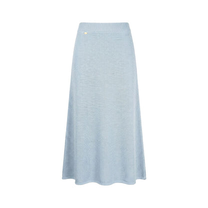 16DEWS 16D26086&amp;16D26087 Lyocell loose fitting pullover knitted sweater + skirt