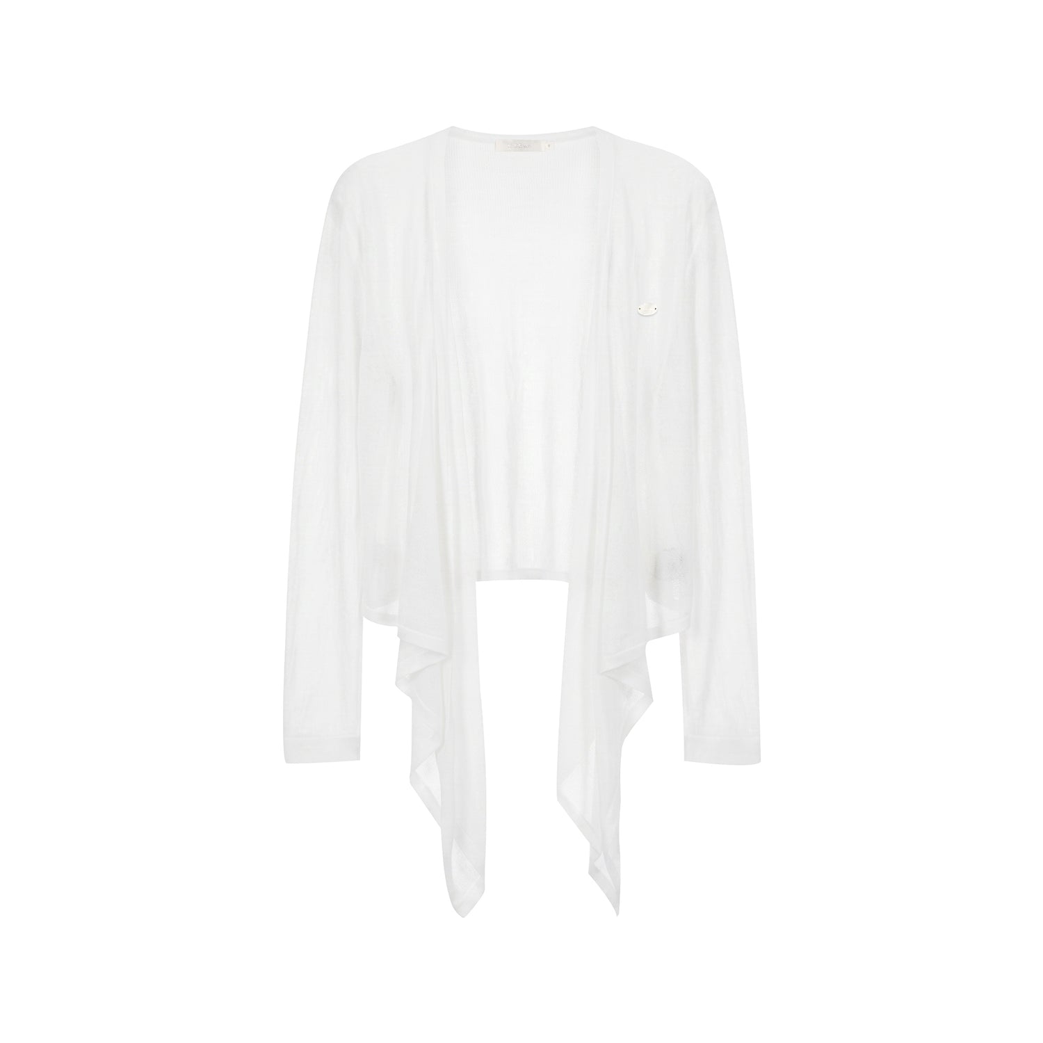 16DEWS 16D26341 Lightweight Layering Sheer Knit Cardigan