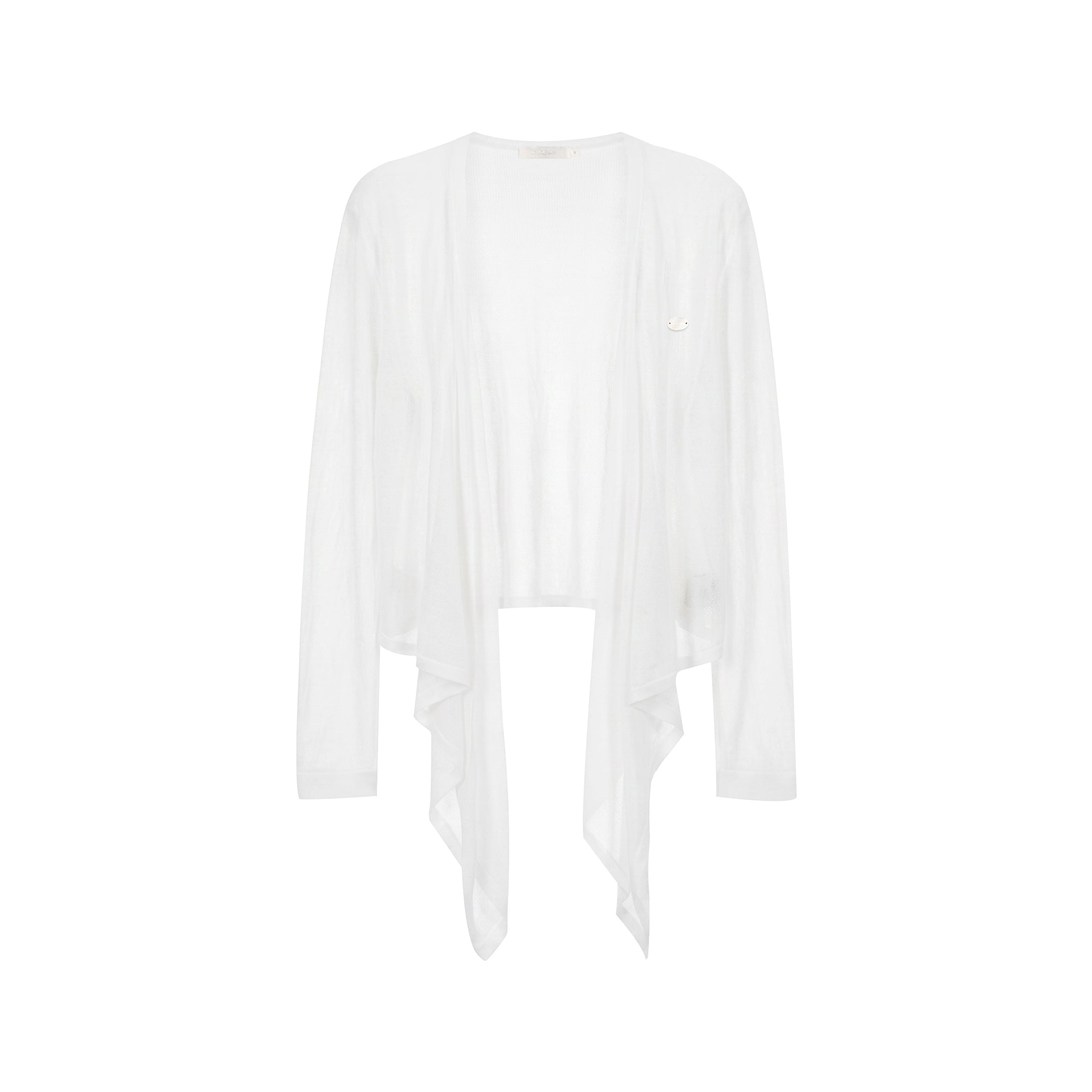 16DEWS 16D26341 Lightweight Layering Sheer Knit Cardigan