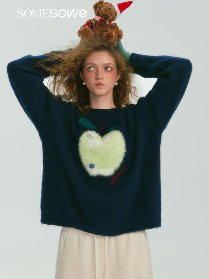 SOMESOWE S2407277 Fun Apple cloud sweater