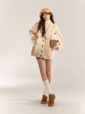 AsGony ASG24529 Hoodie Cardigan(2color)