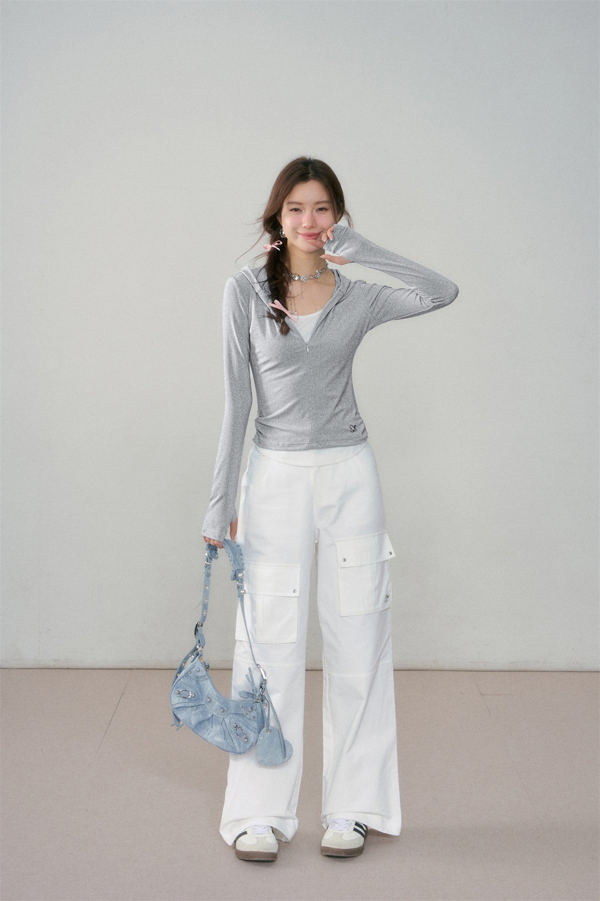 ASGONY Hoodie Slim Top(3color)