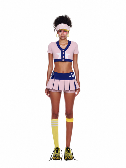 Wet Avocado Cheerleader Set