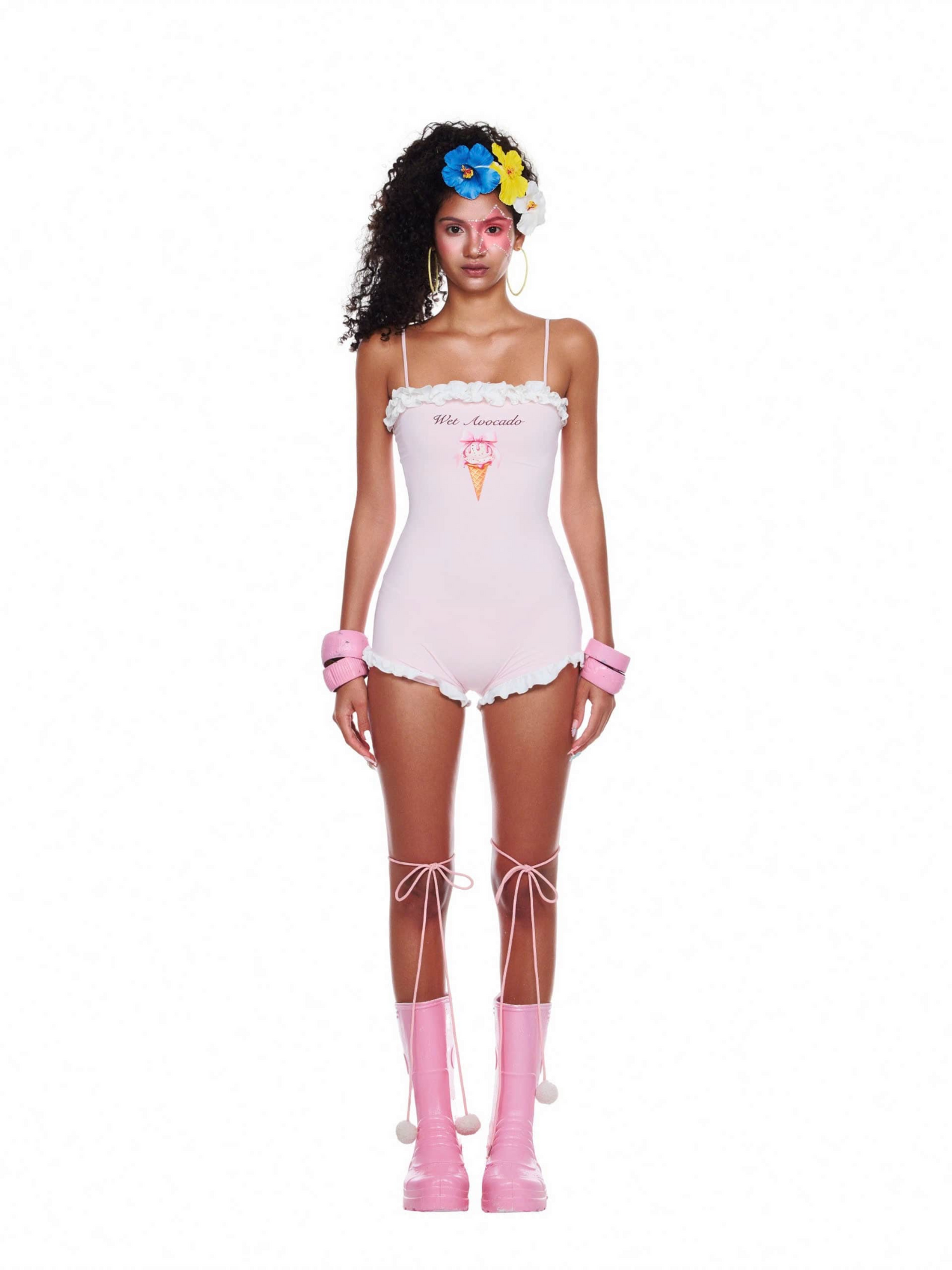 Wet Avocado Plie Bodysuit