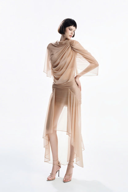 MUST HAVE Custard Reversible Top &amp; High-waisted Midi Skirt