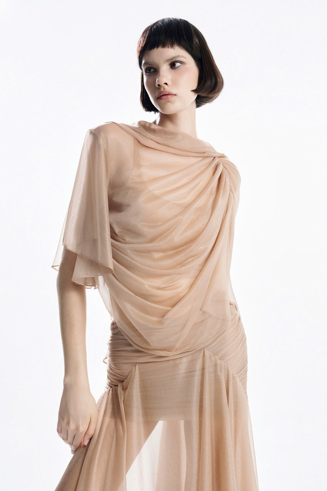 MUST HAVE Custard Reversible Top &amp; High-waisted Midi Skirt