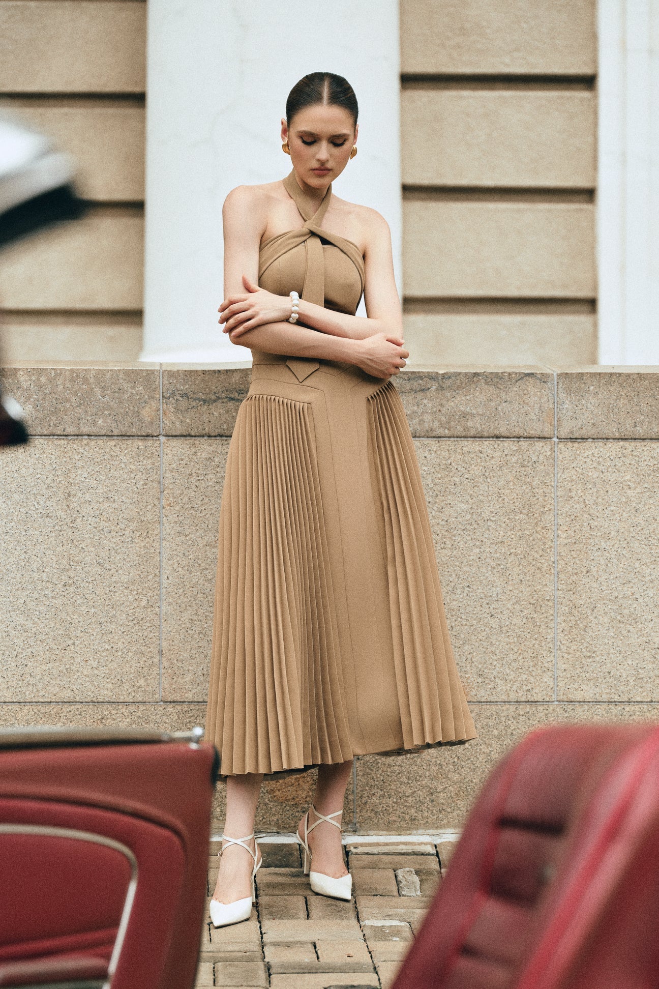 CICI EVARA LIORA Midi Dress