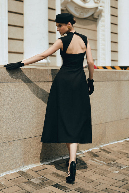 CICI SOLENNE Midi Dress