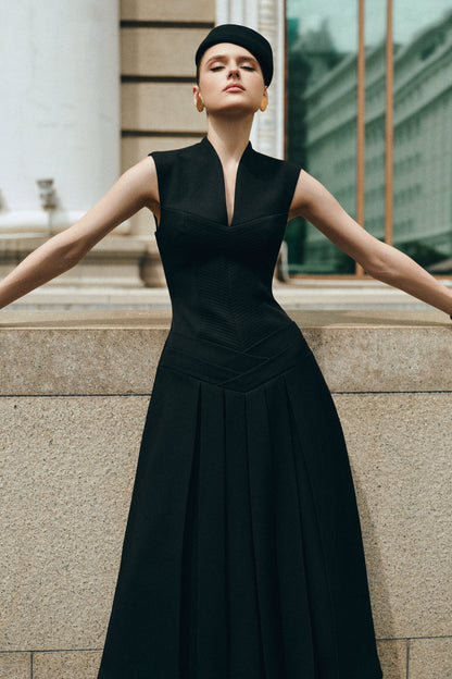 CICI SOLENNE Midi Dress