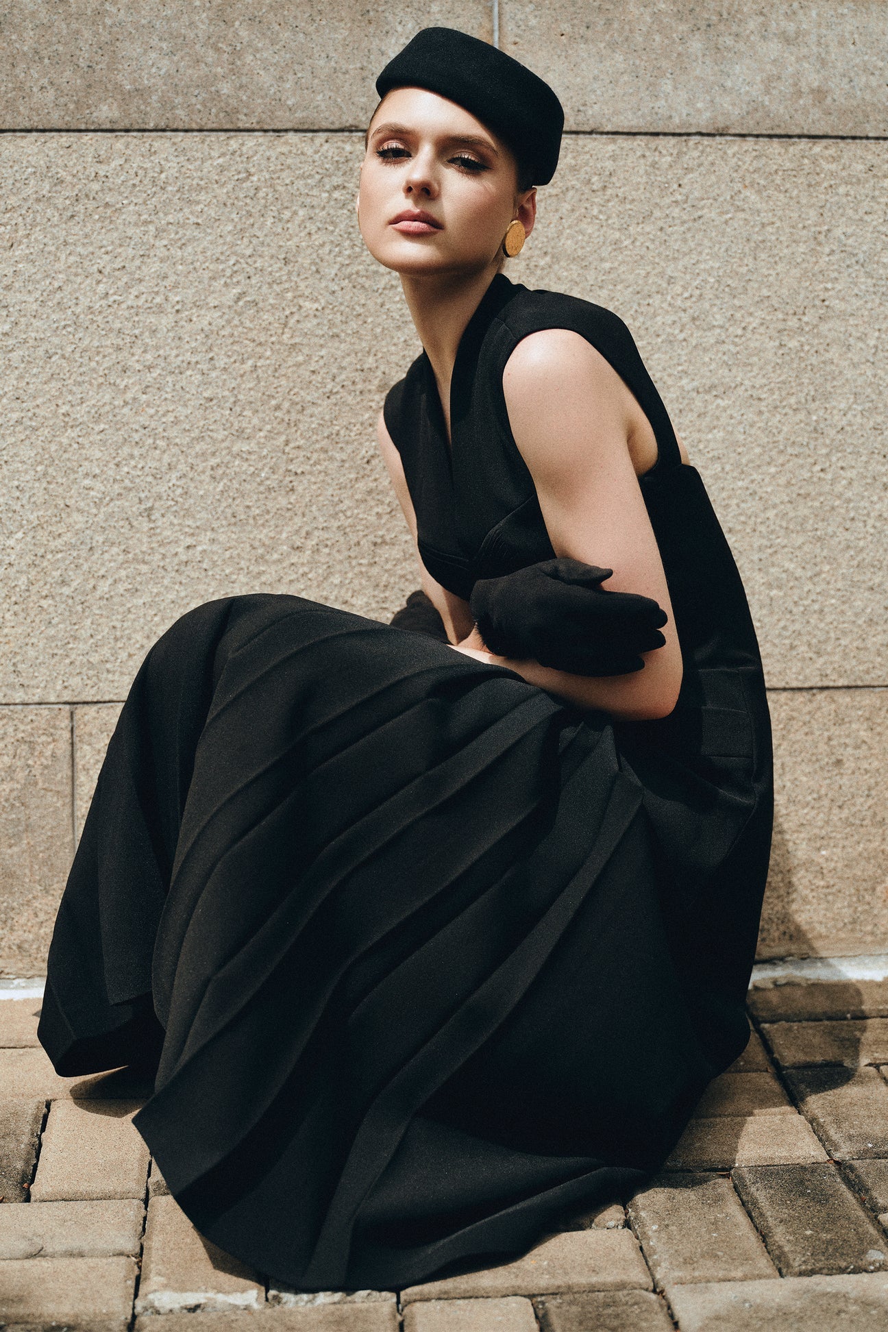 CICI SOLENNE Midi Dress