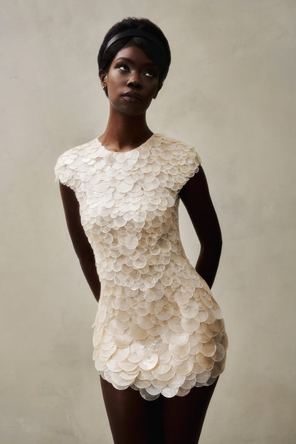 DATT GEM SHELL MINI DRESS