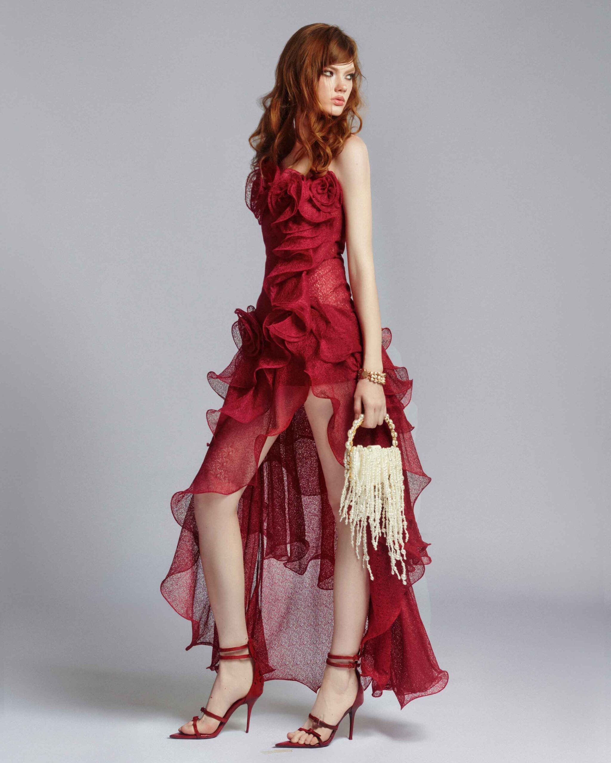 MUST HAVE Asymetrical tiered mullet dress
