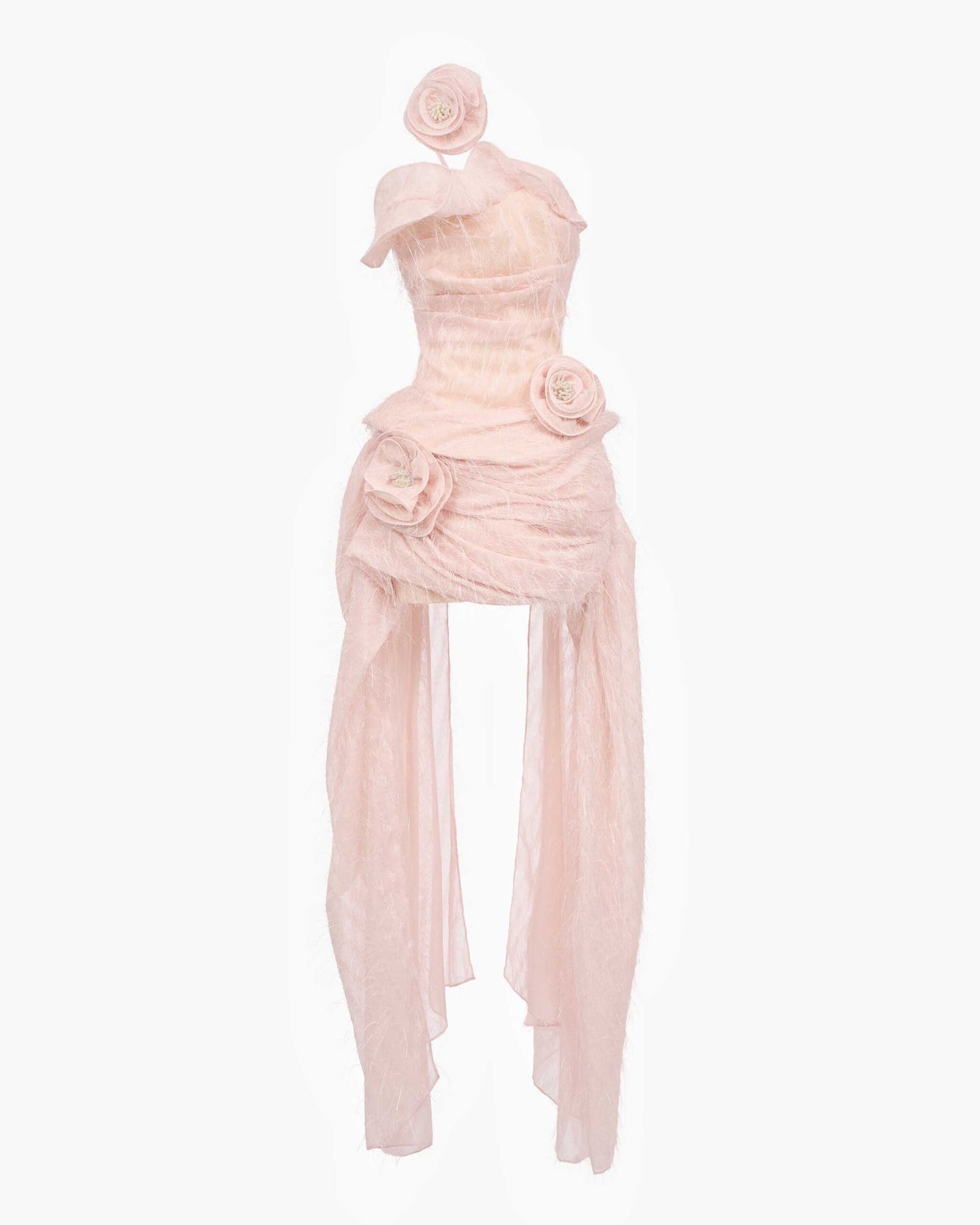 MUST HAVE Glitter fringe mullet dress with pearl