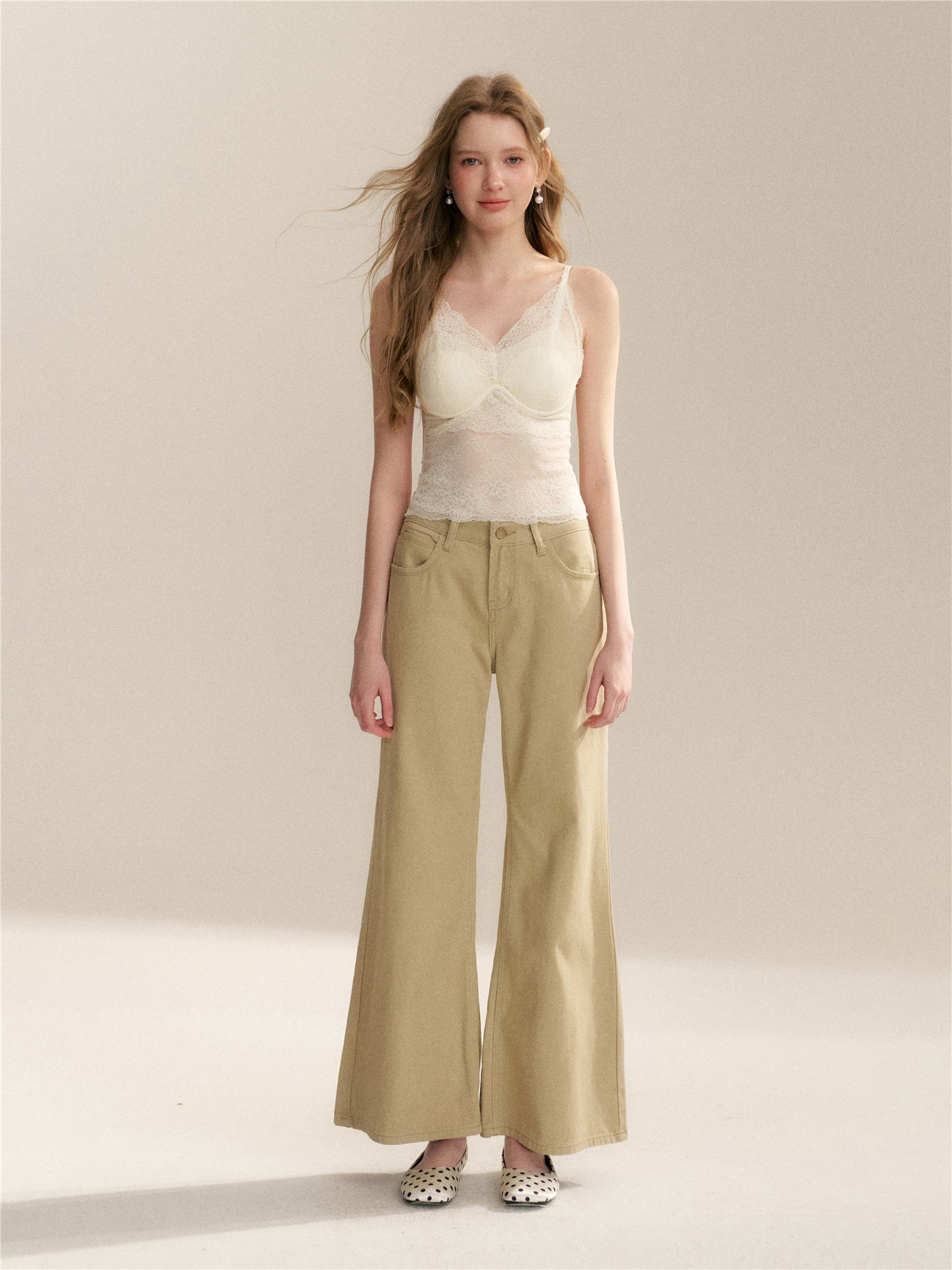 16DEWS 16D246072 Soft lace slim fit suspender