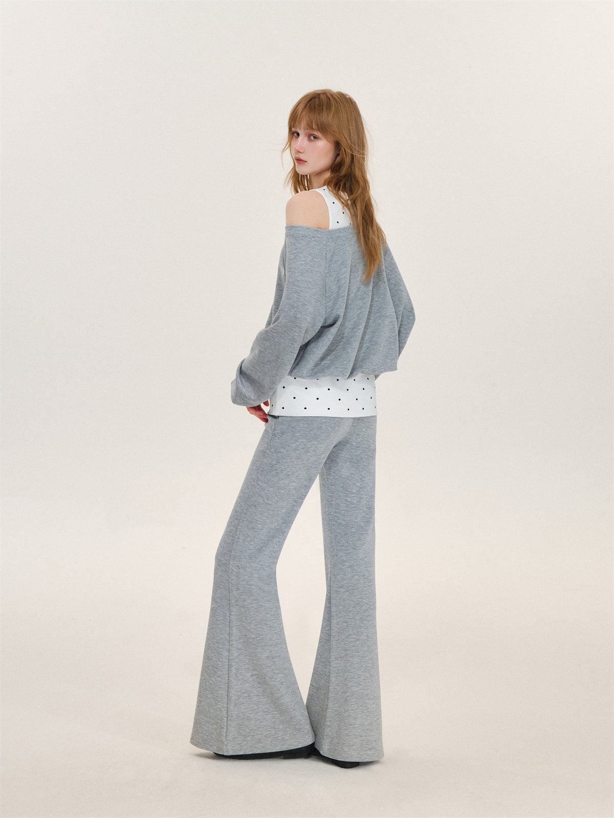 Asgony ASG26575&amp;ASG26576 Polka-Dot Casual Set