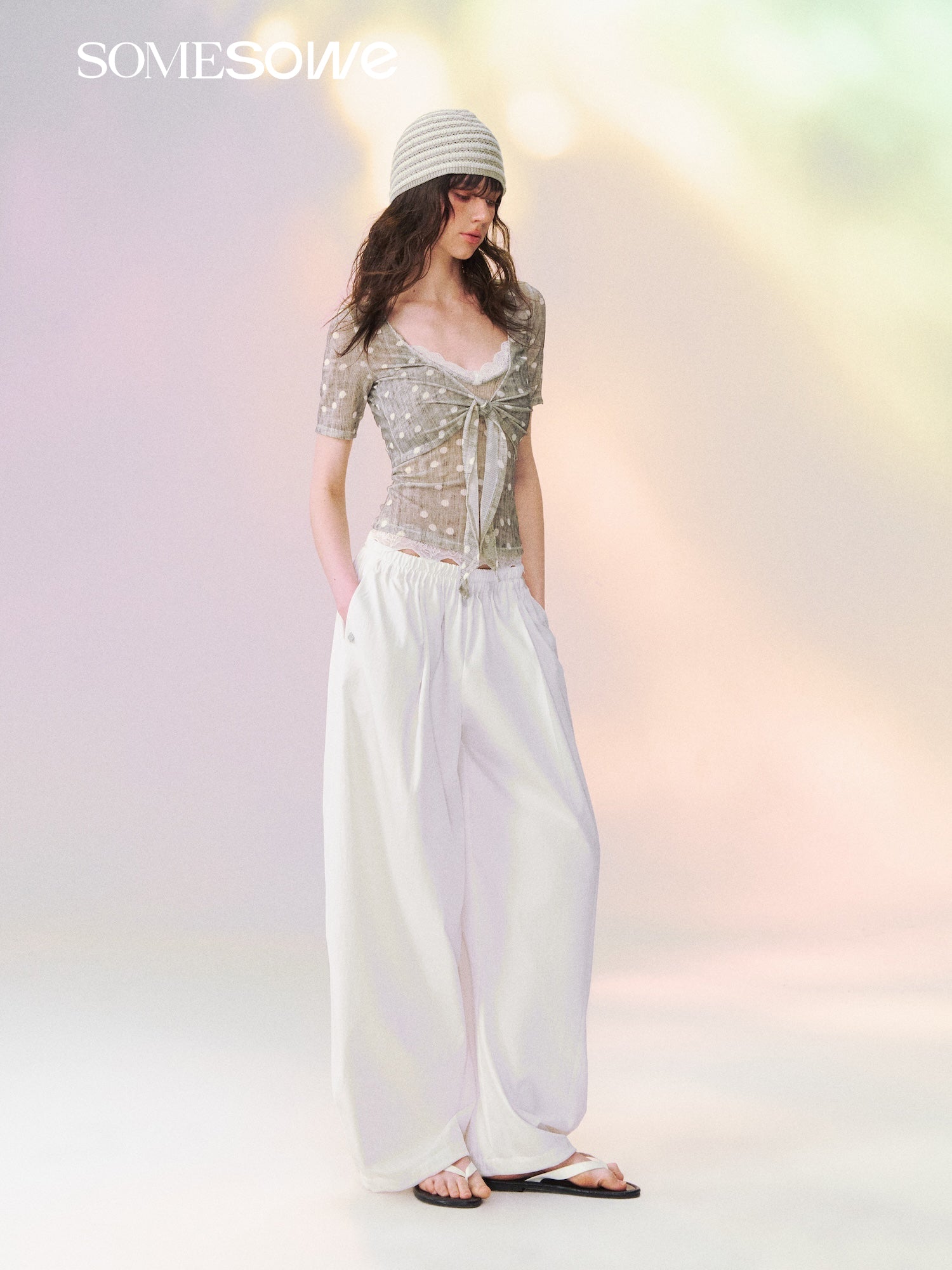 SOMESOWE S2609113 Loose Lantern Pants