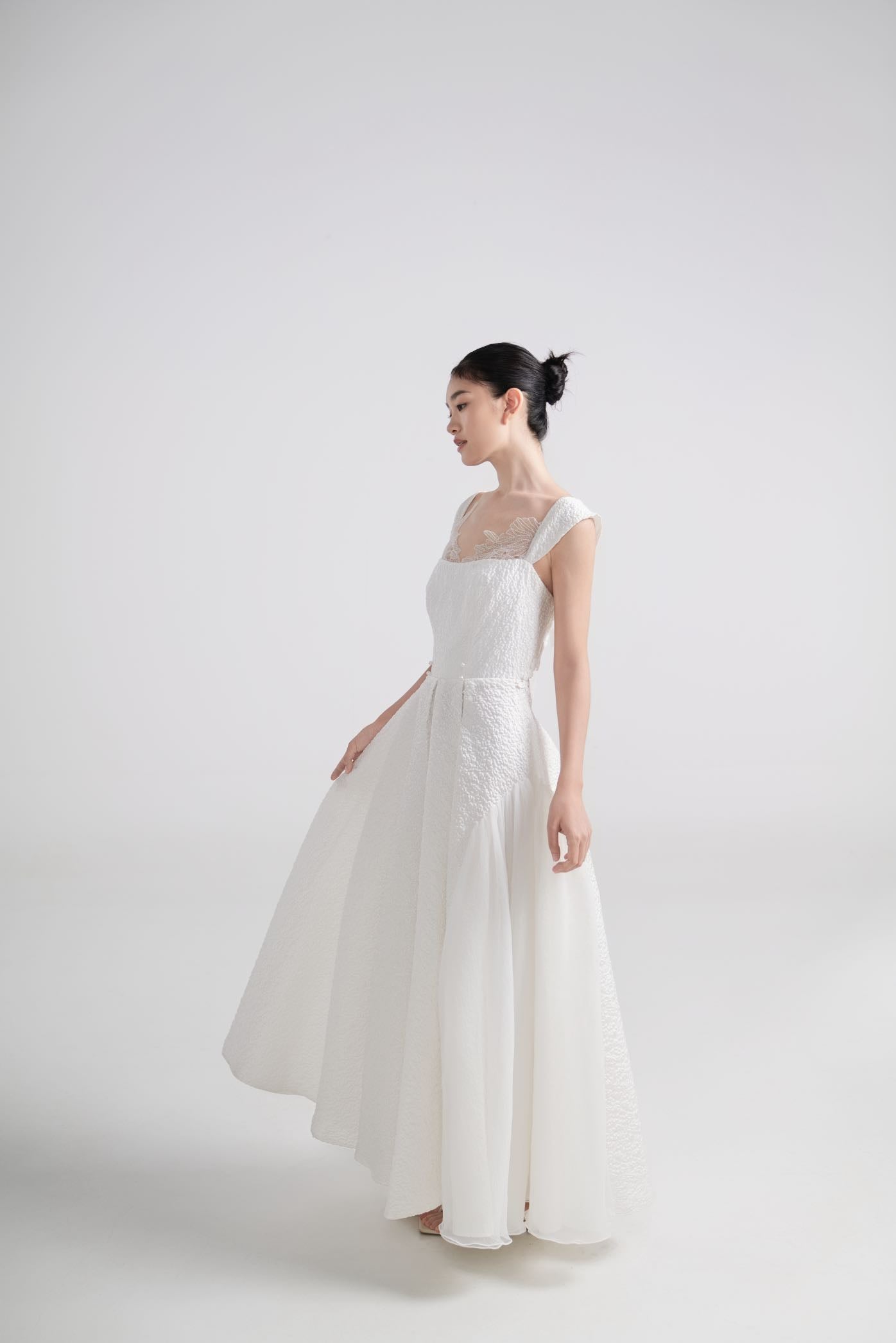 GORGEOUS Jacquard Satin Dress