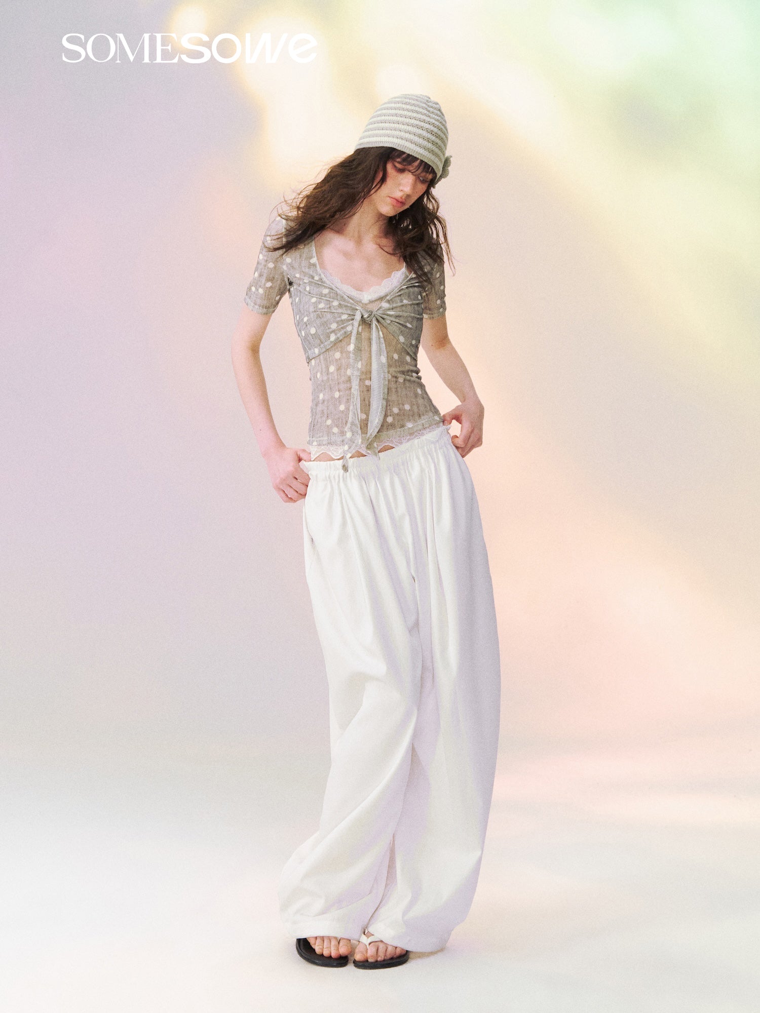 SOMESOWE S2609113 Loose Lantern Pants