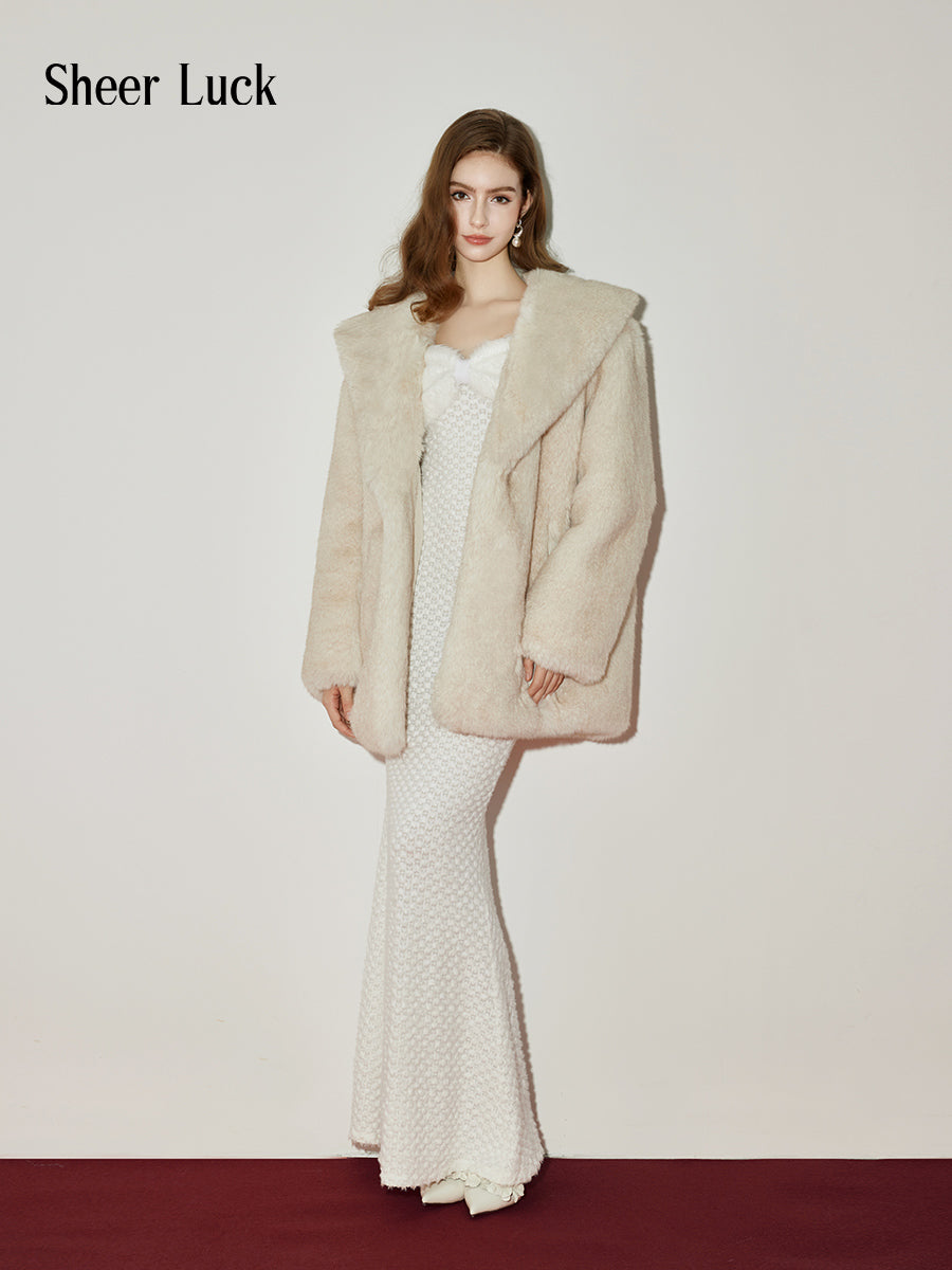 SHEERLUCK Cassie Eco eco-friendly fur coat